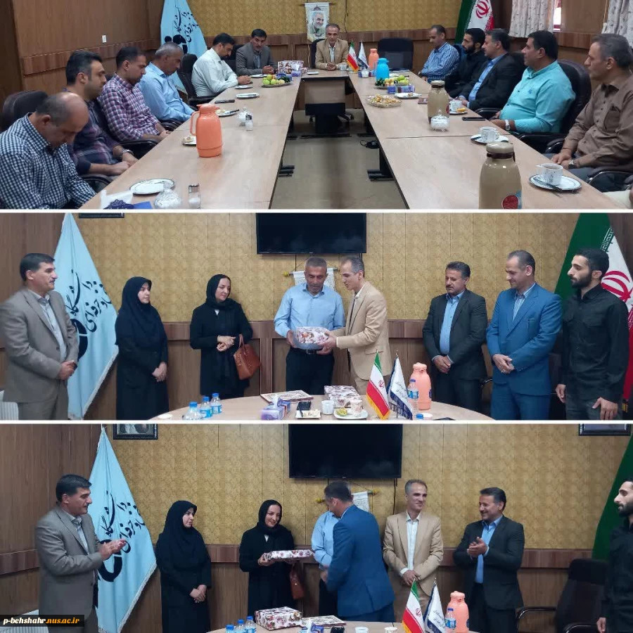 مراسم تجلیل از تنها آزاده دانشگاه فنی استان مازندران و خانواده‌ محترمشان در مرکز بهشهر انجام شد.  2
